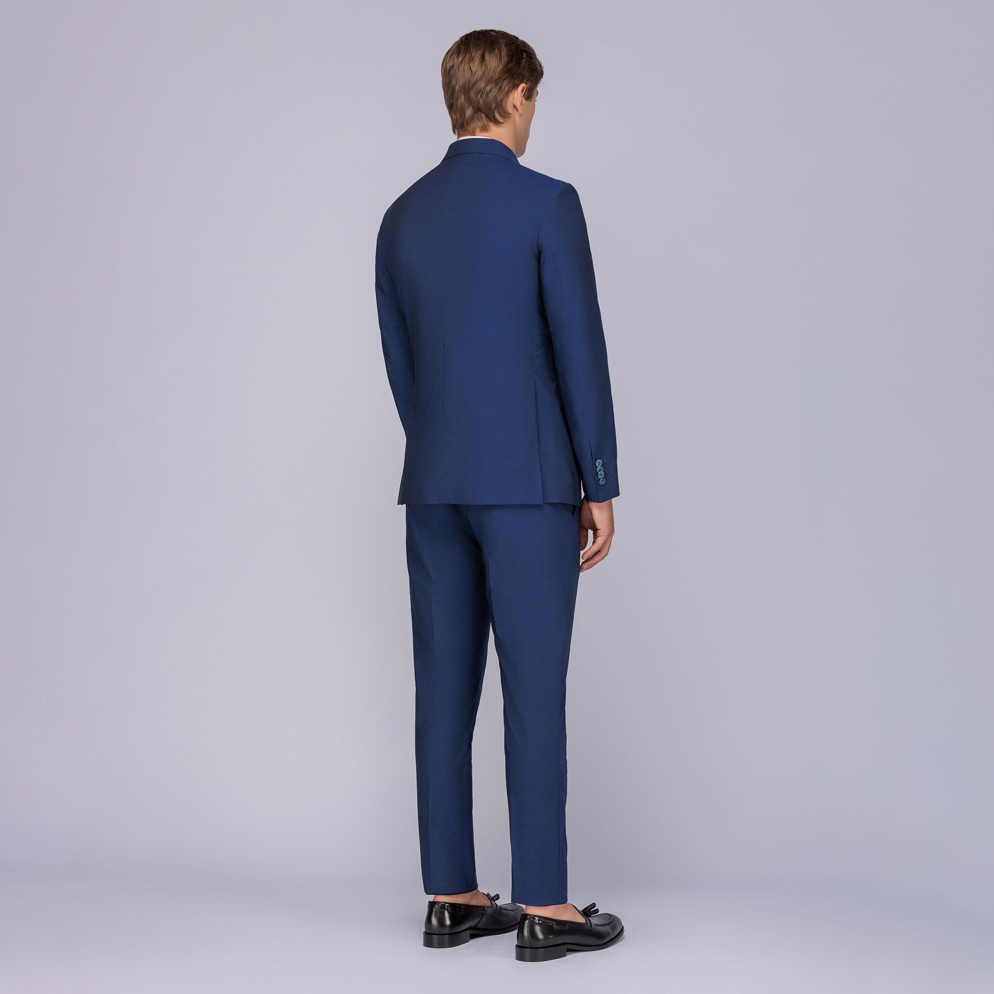 BLUE DOUBLE BREASTED SUIT