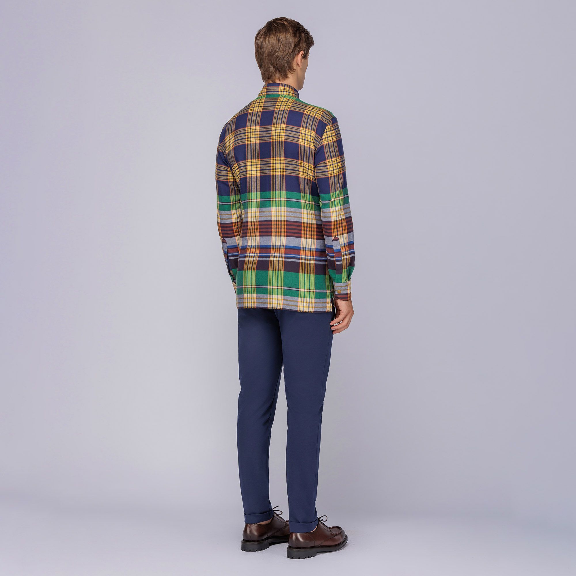 Evolving Tartan Check Overshirt  - Men's 