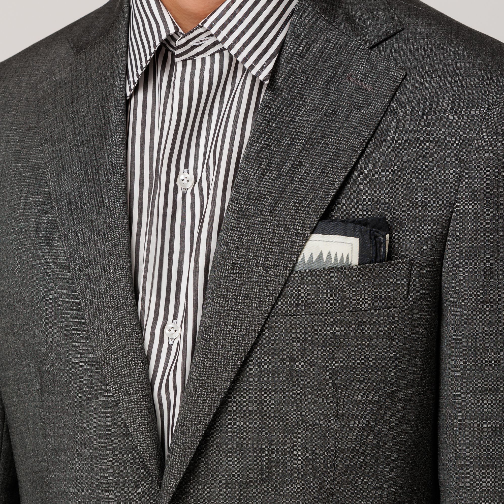 Men’s Charcoal Grey Wool Suit