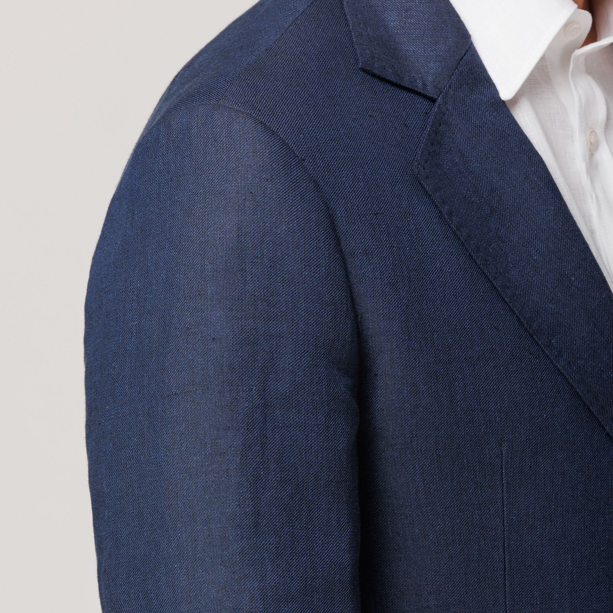 Men’s Navy Linen Blazer