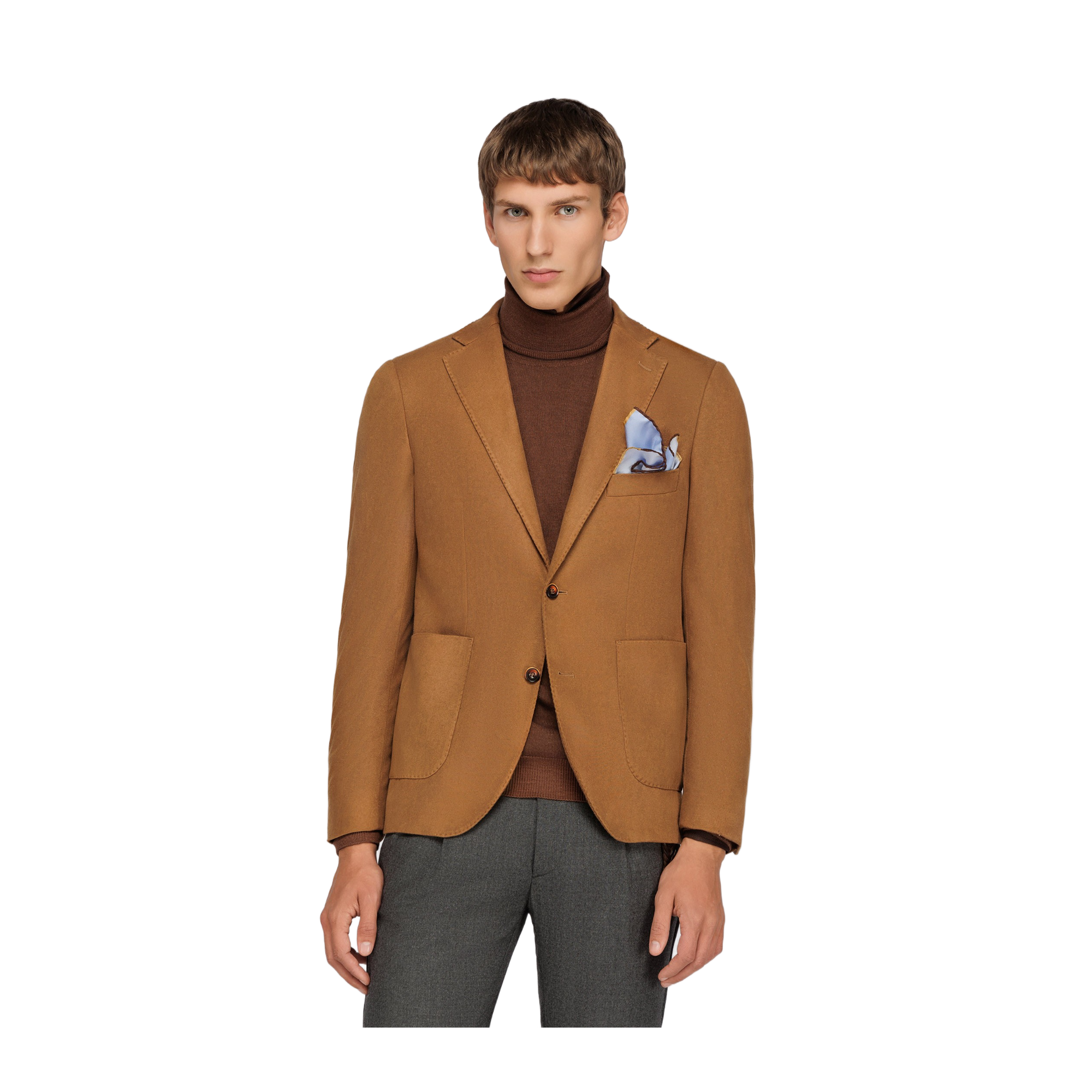 Men's Eco Suede Camel Blazer
