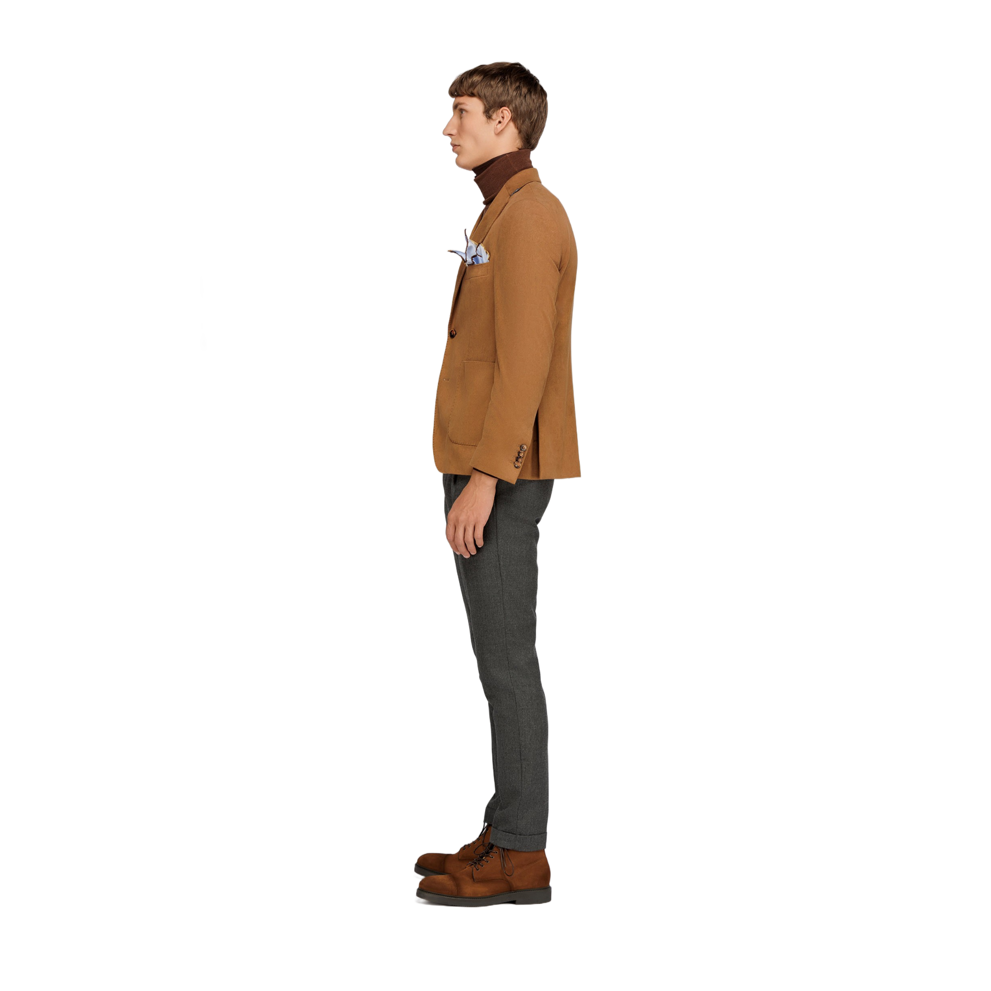 Men's Eco Suede Camel Blazer