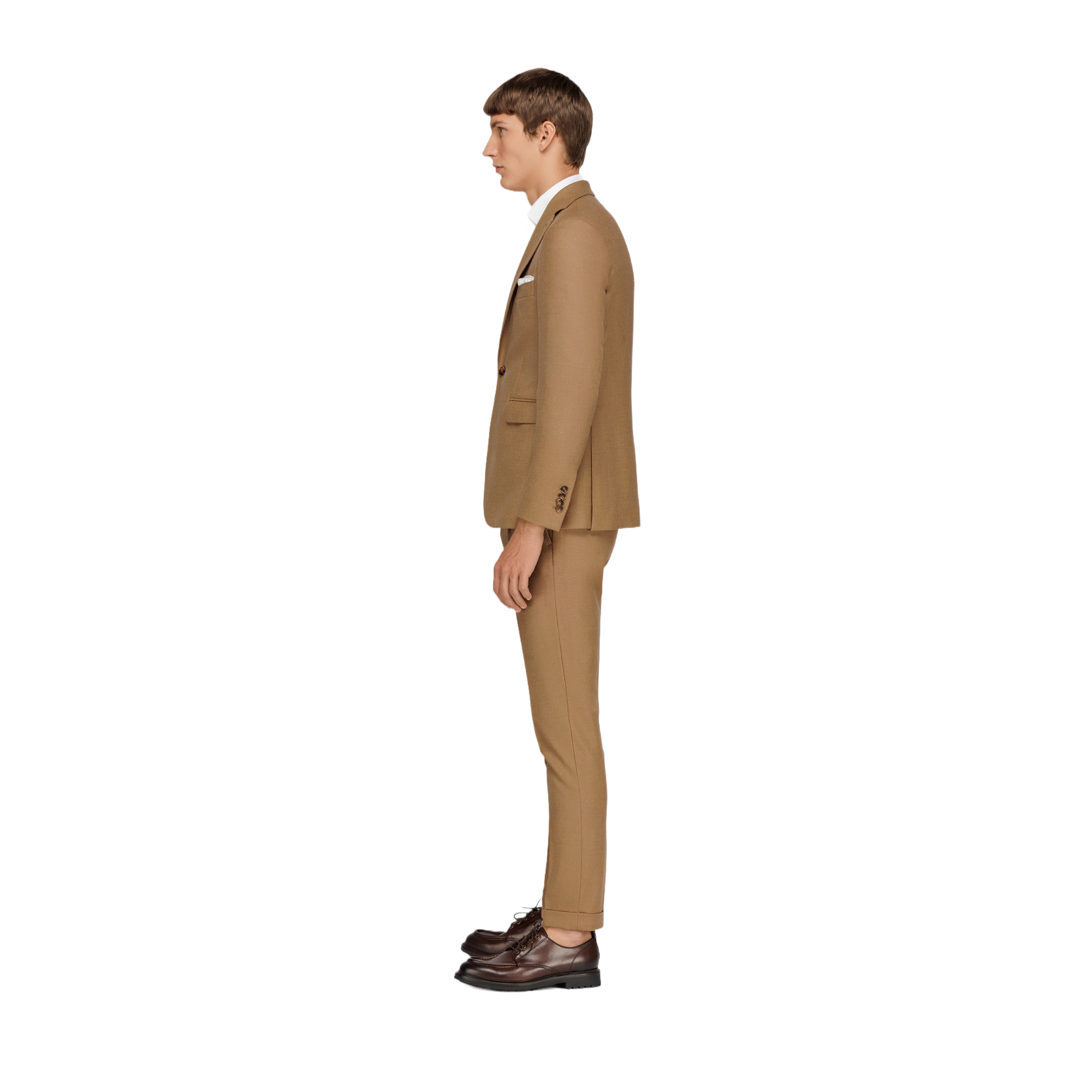 Men's Wool Suit Camel
