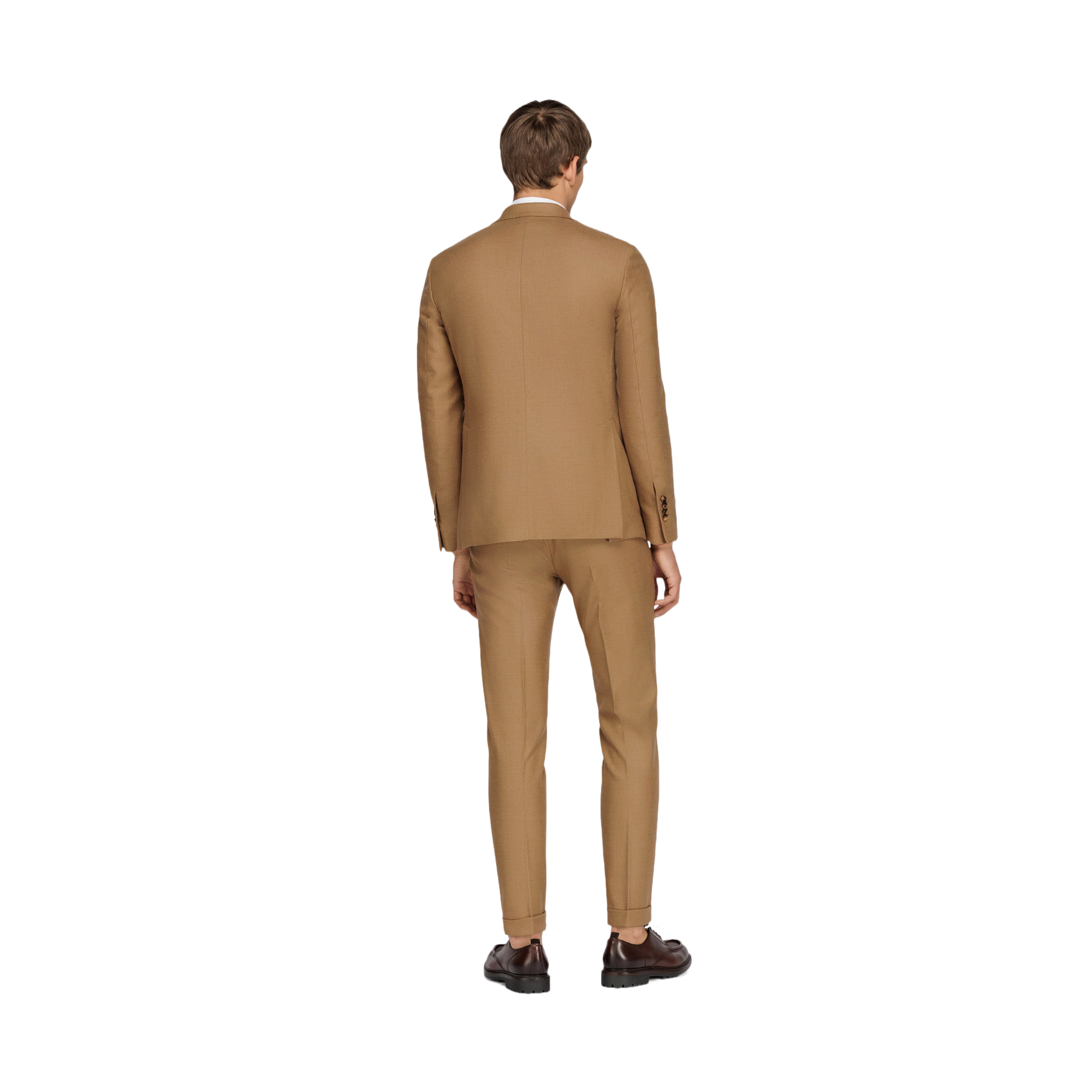 Men's Wool Suit Camel