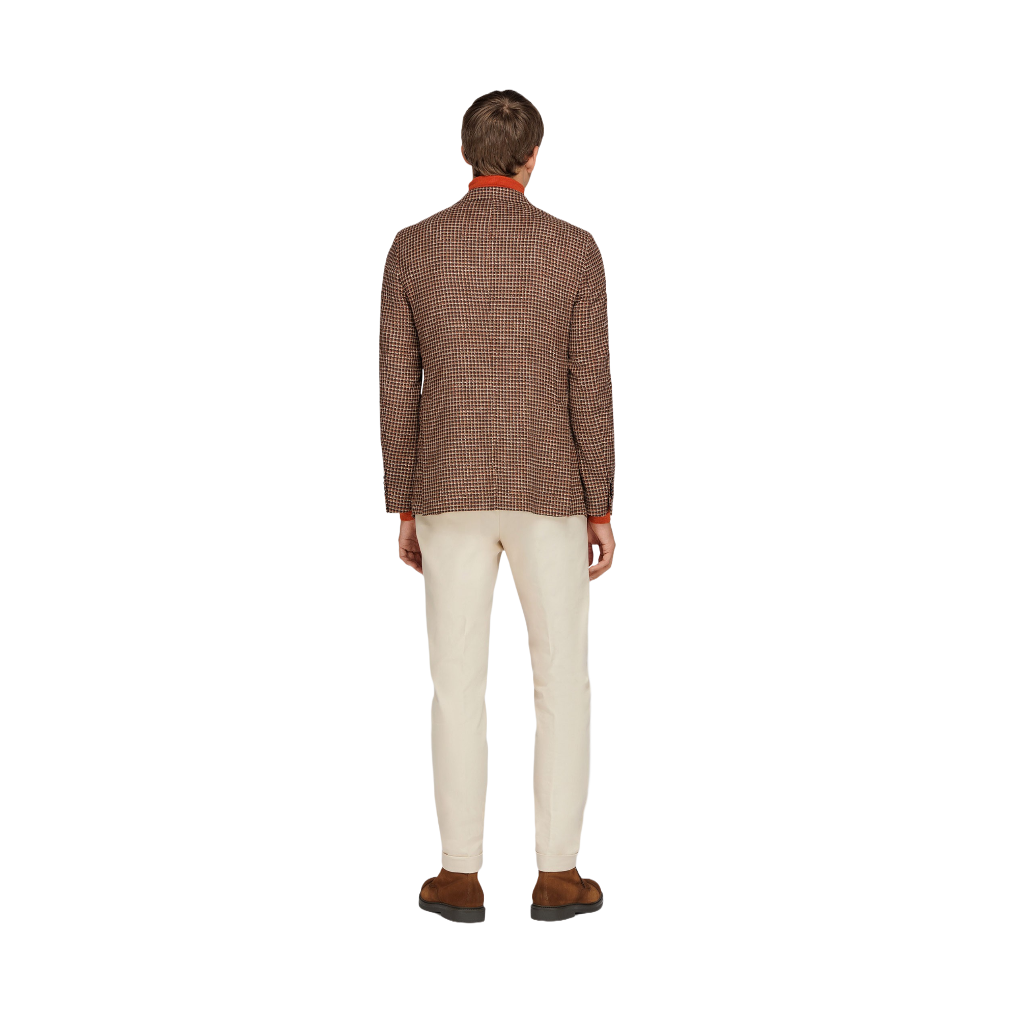 Men's Brown Check Blazer