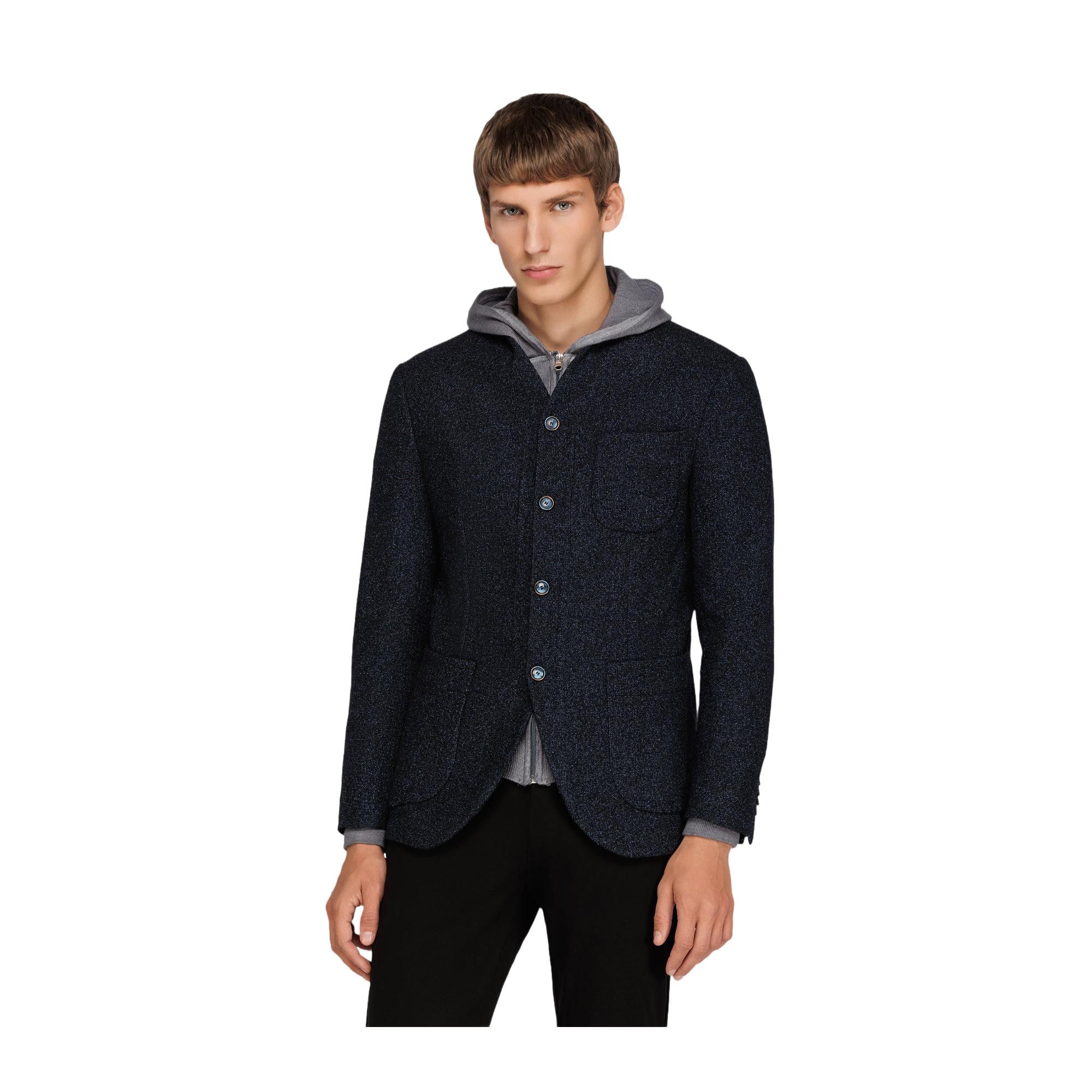 Men's Navy Corean Blazer