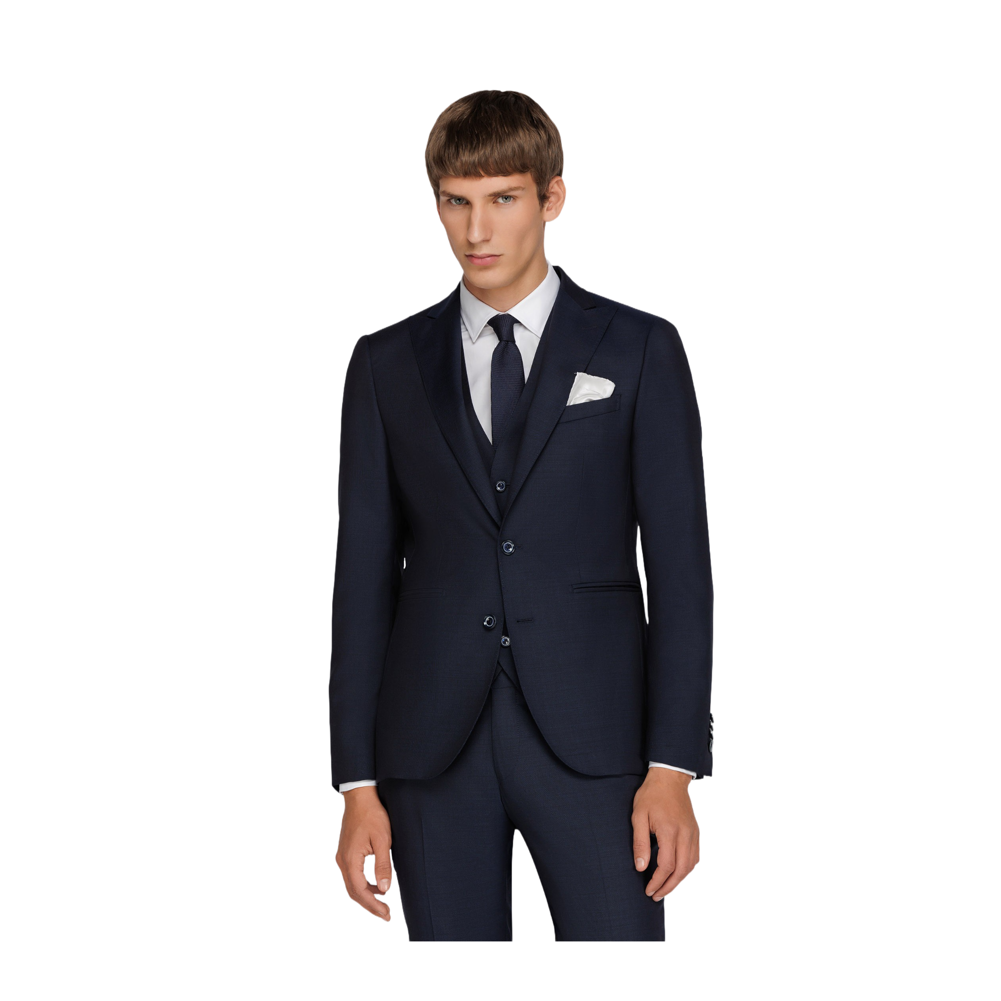 Men's Blue 3 Piece Suit