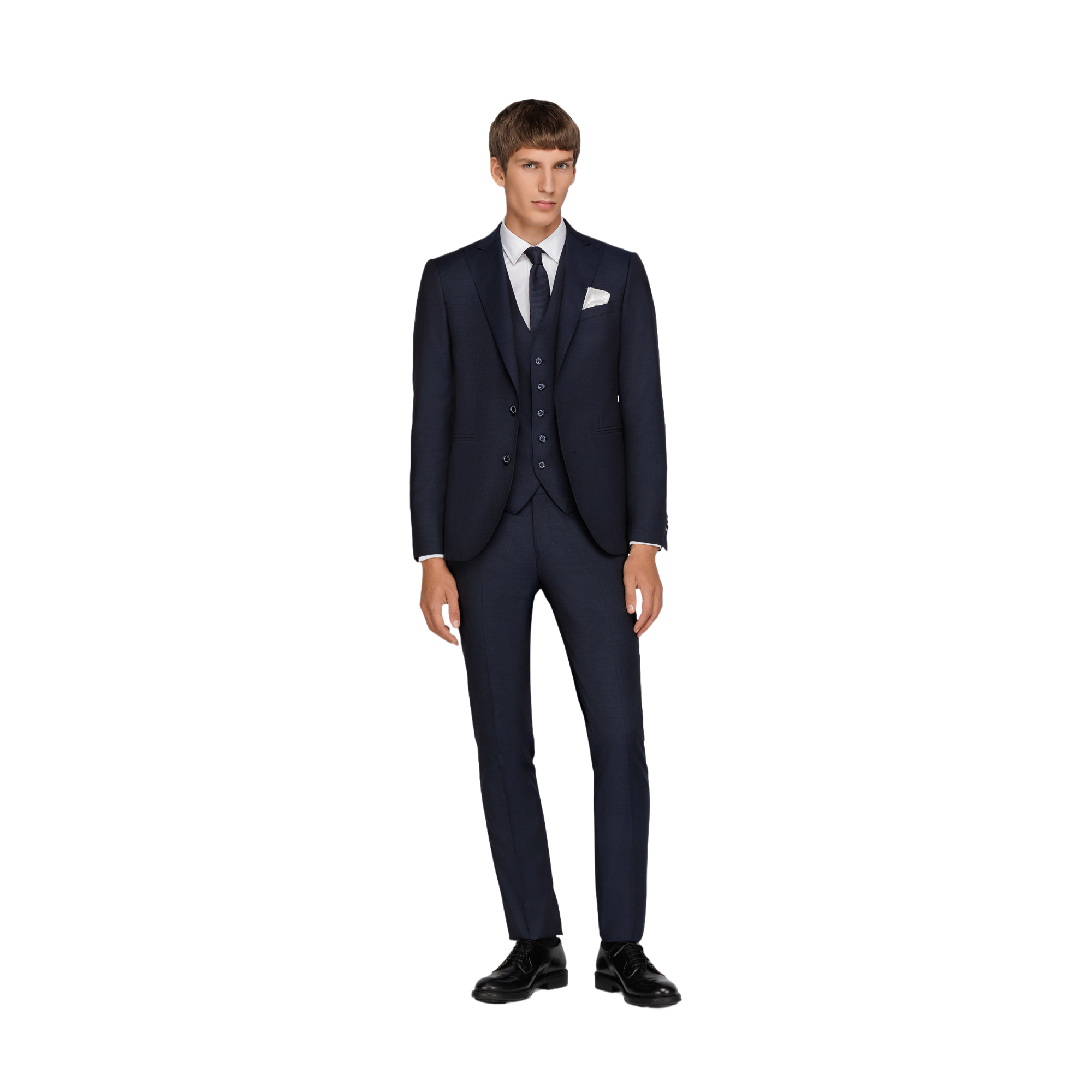 Men's Blue 3 Piece Suit