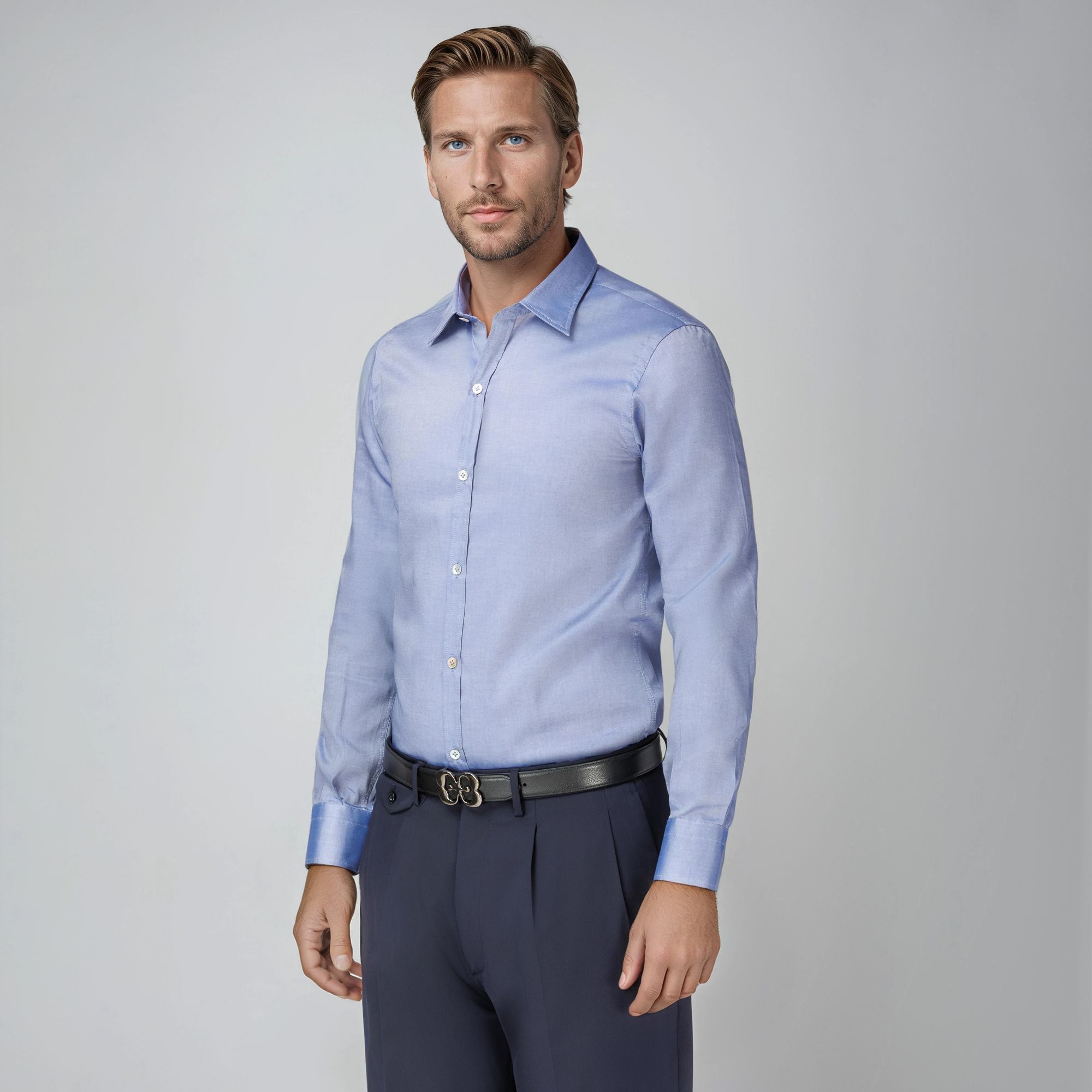 Men’s Light Blue Oxford Shirt