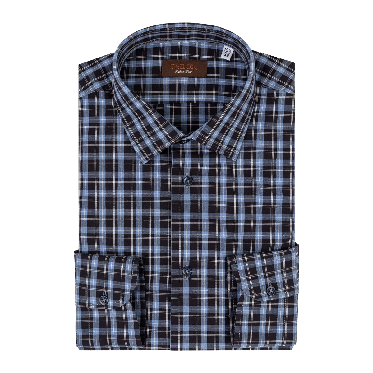 Men's Plaid Blue Shirt