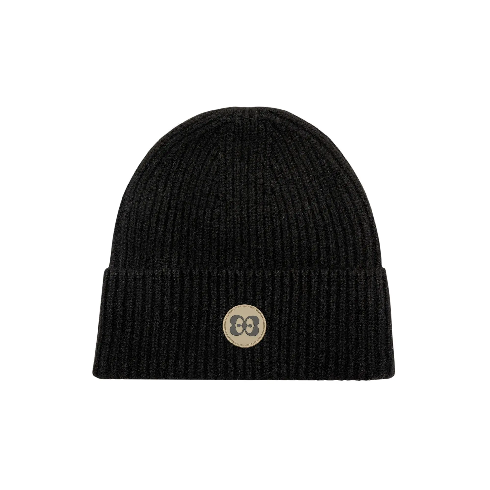 Men’s Black Virgin Wool Beanie Men’s Black Virgin Wool Beanie